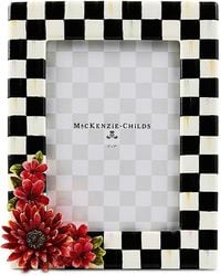 Mackenzie-Childs - Courtly Check Floral Frame, 5 X 7 - Lyst