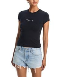 Alexander Wang - Fitted Logo Tee - Lyst