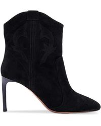Ba&sh - Caitlin Pull On High Heel Booties - Lyst