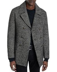 John Varvatos - Harden Wool-Blend Peacoat - Lyst