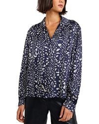 Bella Dahl - Smocked Shoulder Textured Blouse - Lyst