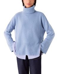 Whistles - Roll Neck Knit Top - Lyst