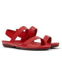 Camper - Right Isla Leather 2-Strap Sandal - Lyst