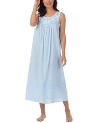 Eileen West - Cotton Pintucked Lace Trim Ballet Nightgown - Lyst