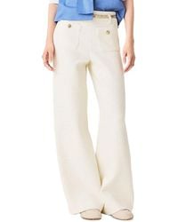 Maje - Lurex Tweed High Rise Pants - Lyst