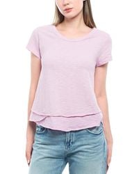 Wilt - Short Sleeve Mock Layer Tee - Lyst