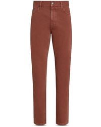 ZEGNA - Roccia Slim Fit Stone Washed Jeans - Lyst