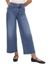 GOOD AMERICAN - Good Waist High Rise Wide Leg Jeans - Lyst