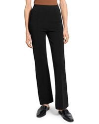 Theory - Kick Flare Compact Crepe Pants - Lyst