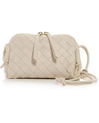 Bottega Veneta - Concert Pouch Intrecciato Leather Shoulder Bag - Lyst
