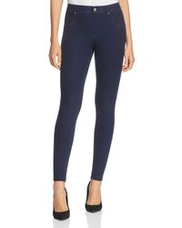 Hue Fleece - Lined Denim Leggings in 