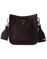 Prada - Mini Leather Shoulder Bag - Lyst