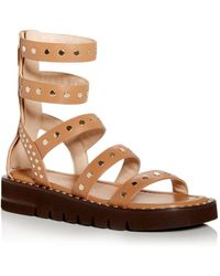 stuart weitzman black gladiator sandals
