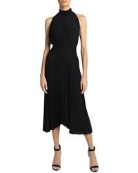 A.L.C. - A. L.C. Renzo Pleated Midi Dress - Lyst