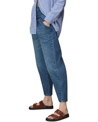Whistles Authentic India Pleated Jeans In Denim - Blue