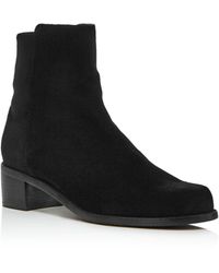stuart weitzman easyon reserve leather ankle boots
