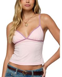 Edikted - Leona Contrast Tank Top - Lyst