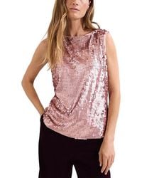 Phase Eight - Tasha Sequin Top - Lyst