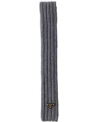 Prada - Wool Scarf - Lyst