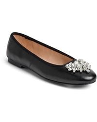 Jack Rogers - Ellina Embellished Leather Ballet Flats - Lyst