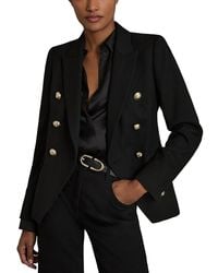 Reiss - Tally Double Breasted Jacket - Lyst