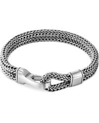 John Hardy - Sterling Double Row Bracelet - Lyst