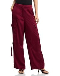 Aqua - Drawstring Hem Cargo Pants - Lyst