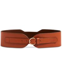 Ted Baker Elizabeth Wide Leather Waist Belt - Brown