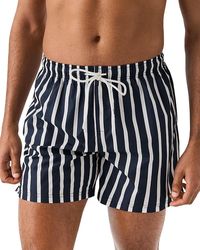 Eton - Striped Swim Shorts - Lyst