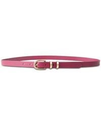 Ted Baker - Dubella Narrow Leather Belt - Lyst