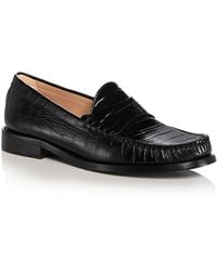 Stuart Weitzman - Lottie Embossed Loafers - Lyst