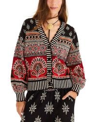 FARM Rio - Ainika Love Coconut Grove Cardigan - Lyst