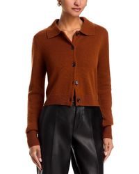 FRAME - Shrunken Cashmere Cardigan Sweater - Lyst