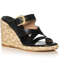 Stuart Weitzman - Sai Espadrille Wedge Sandals - Lyst