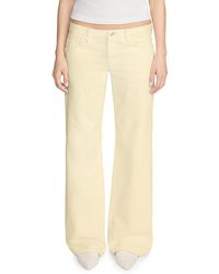 FRAME - X Amelia The Pixie Low Rise Wide Flare Leg Jeans - Lyst