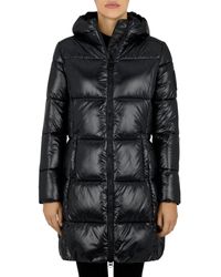 Save The Duck Ines Hooded Puffer Coat - Black