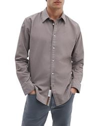 Rag & Bone - Tomlin Stretch Dobby Button Front Shirt - Lyst