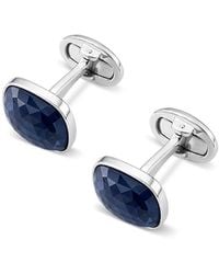 Jan Leslie - Sapphire Square Sterling Cufflinks - Lyst