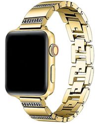 The Posh Tech - Soleil Rhinestone + Stainless Steel Band For Apple Watch - Lyst