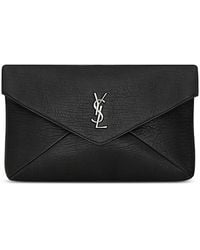 Saint Laurent - Cassandre Large Envelope Pouch - Lyst