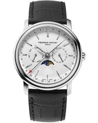 Frederique Constant - Classics Business Timer Watch, 40Mm - Lyst