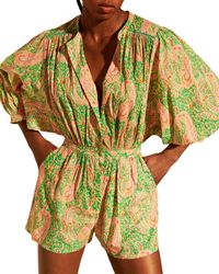 Womens Clothing Jumpsuits and rompers Playsuits Ba&sh Oria Jumpsuit in Green 