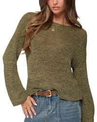 Edikted - Drop Shoulder Light Knit Sweater - Lyst