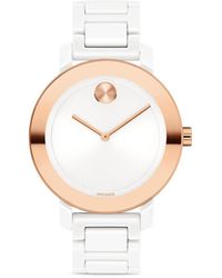Movado Leather Bold Evolution Watch in 