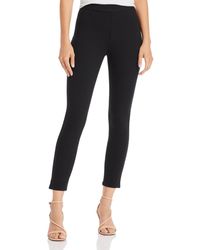 Black Pant Cropped Flare Ponte Leggings 