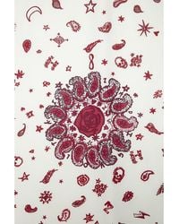 Zadig & Voltaire - Bandana Print Mixed Silk Square Scarf - Lyst