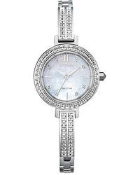 Citizen - Eco Drive Silhouette Crystal Watch, 25Mm - Lyst