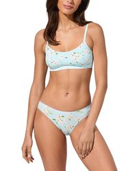 Bedhead - Printed Bralette - Lyst