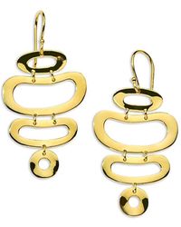 Ippolita - 18K Classico Wavy Organic Open Shape Four Tier Drop Earrings - Lyst