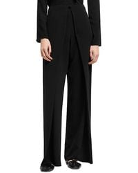Emporio Armani - Fluid Crepe Trousers - Lyst